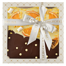 Шоколад Chokodelika темный шоколадный дуэт, 200г