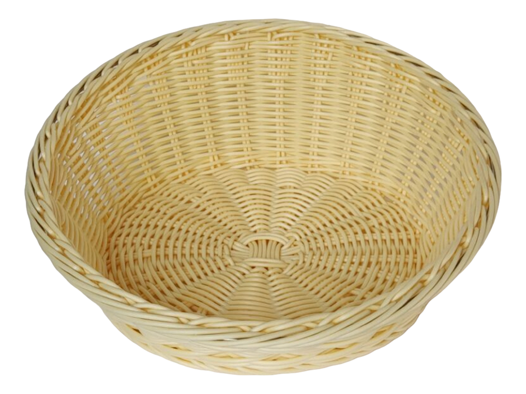 Изображение товара Круглая хлебница METRO PROFESSIONAL, пластик, 31 см диаметр, бежевый