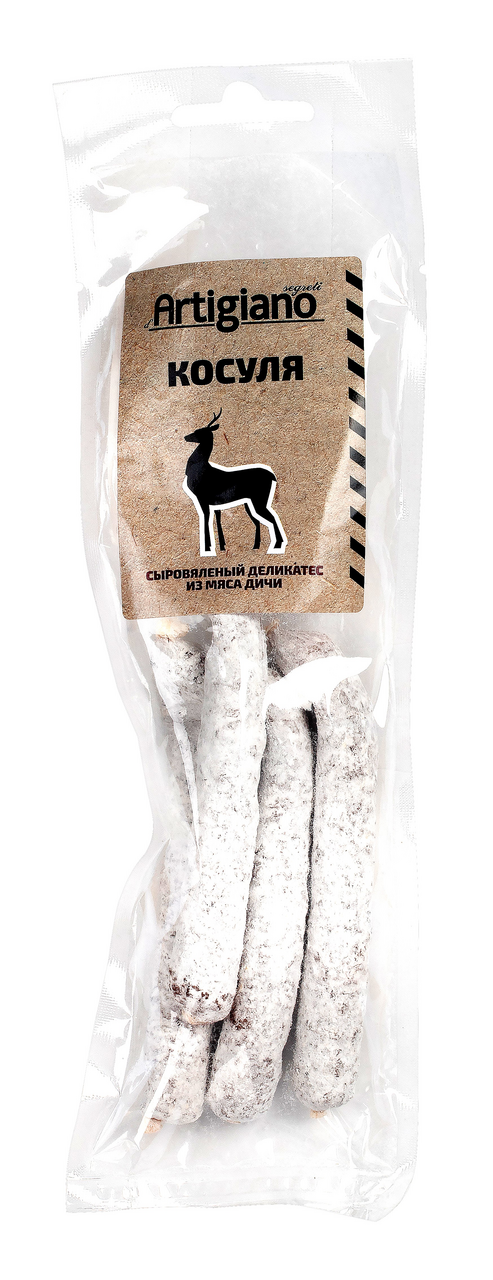 Колбаски mini fuet Segreti D'Artigiano из косули сыровяленые, 80г