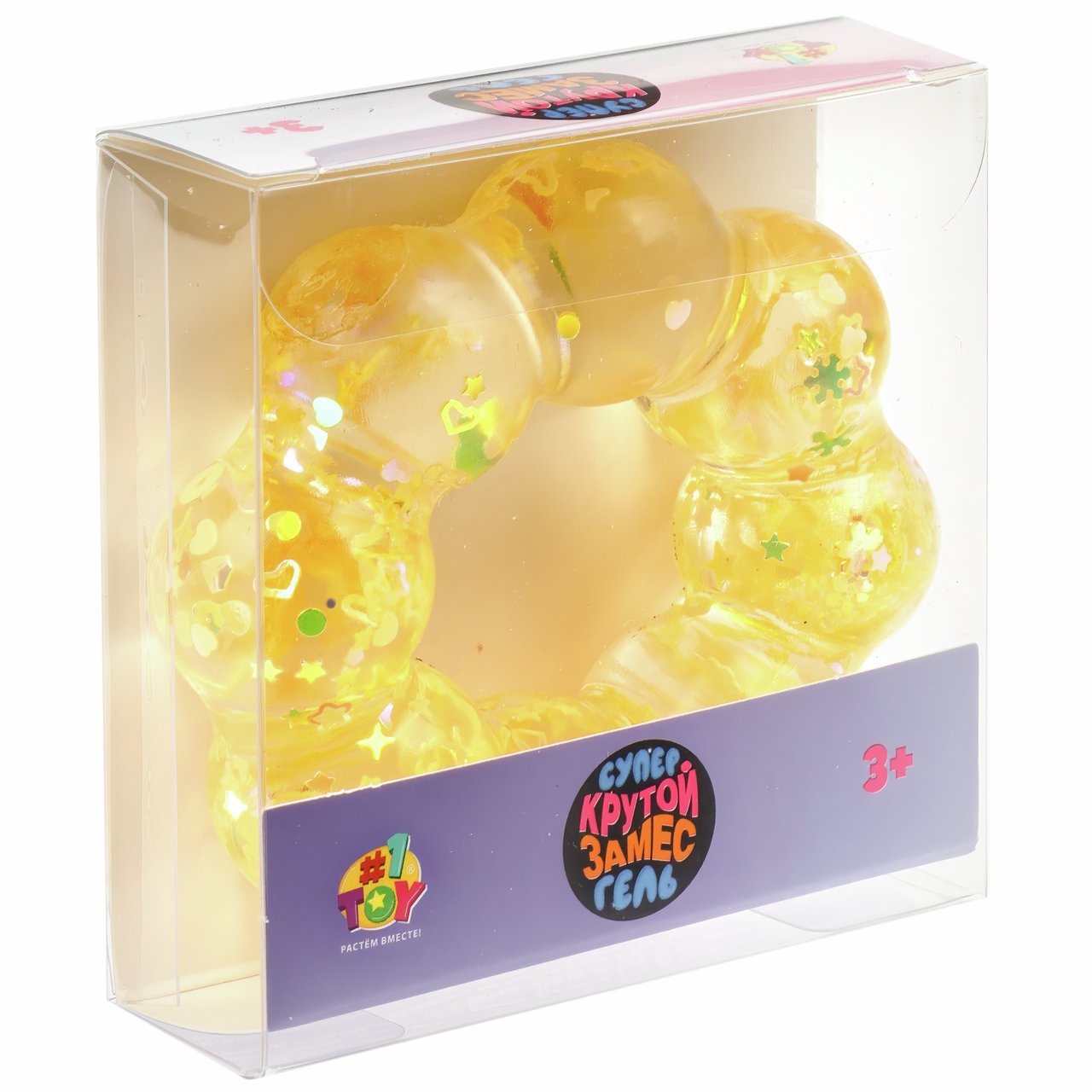 Игрушка 1Toy Браслет с блестками супергель, 8 x 8см