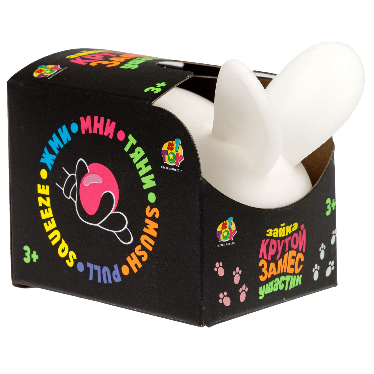 Игрушка 1Toy Зайка ушастик, 7 x 5см