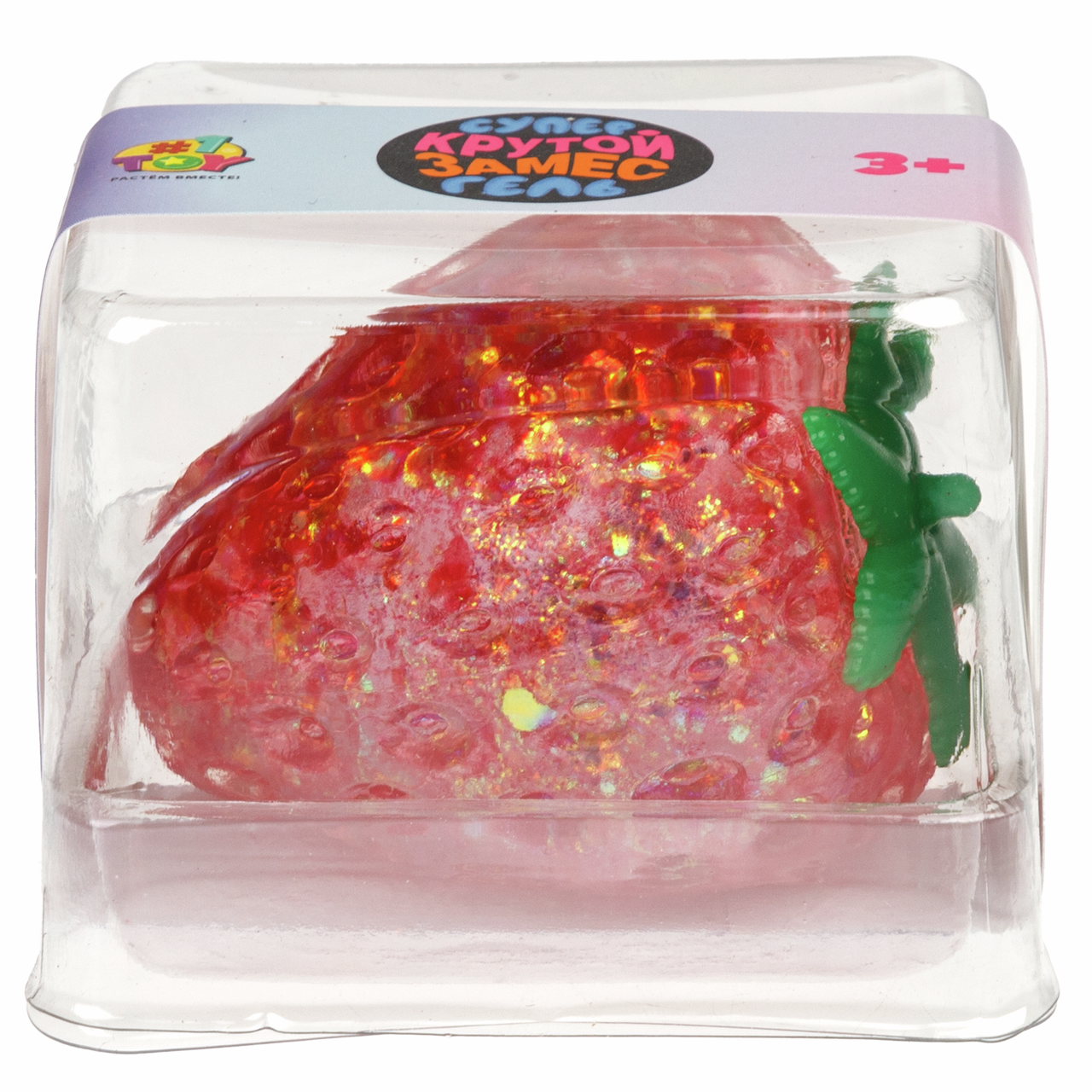 Игрушка 1Toy Клубника супергель, 5.5 x 5.5см