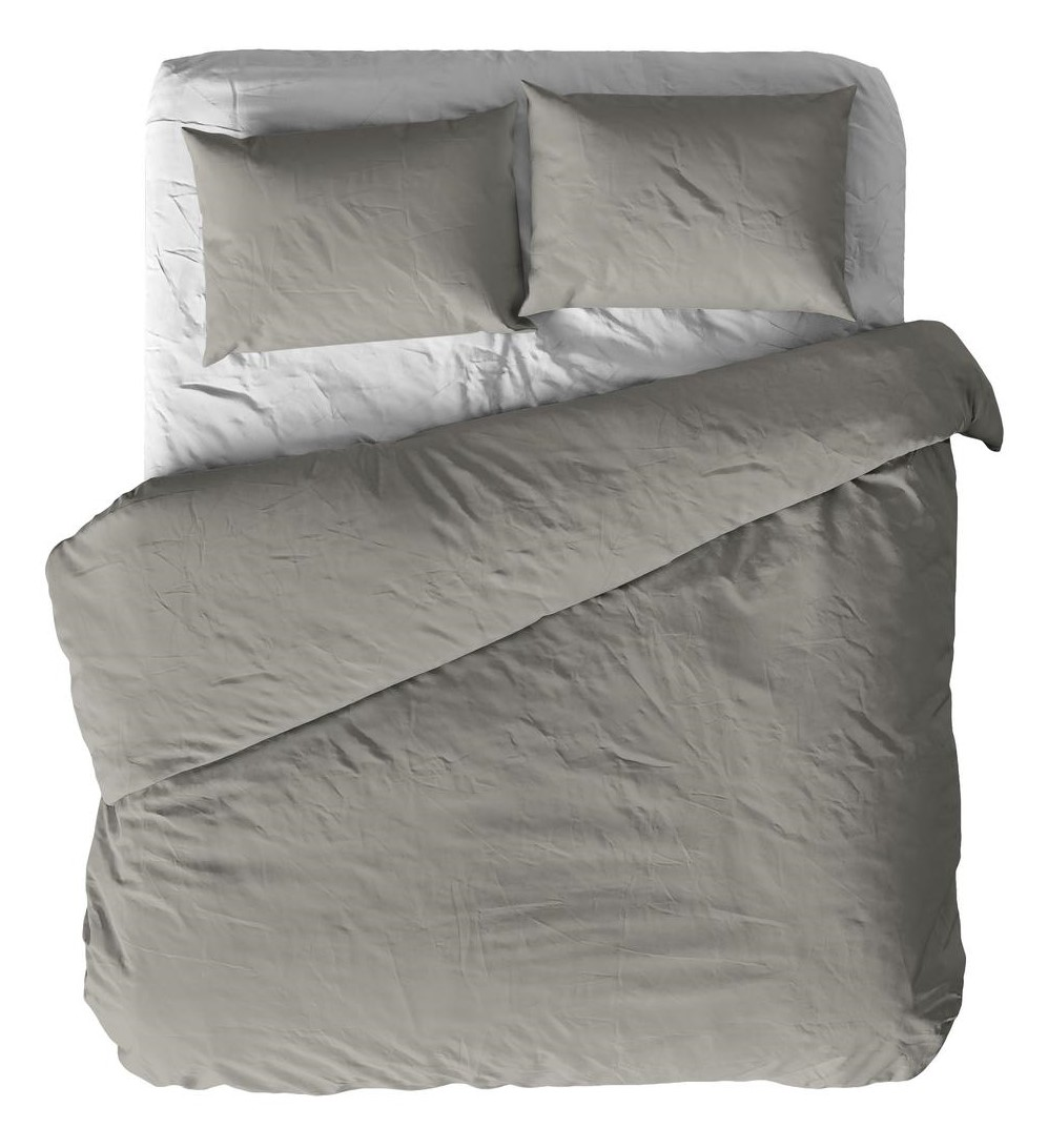 Комплект постельного белья Niteva поплин кварцевый двуспальное