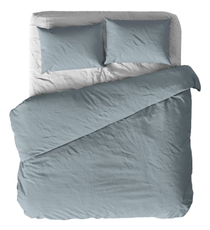 Комплект постельного белья Niteva поплин серо-голубой двуспальное