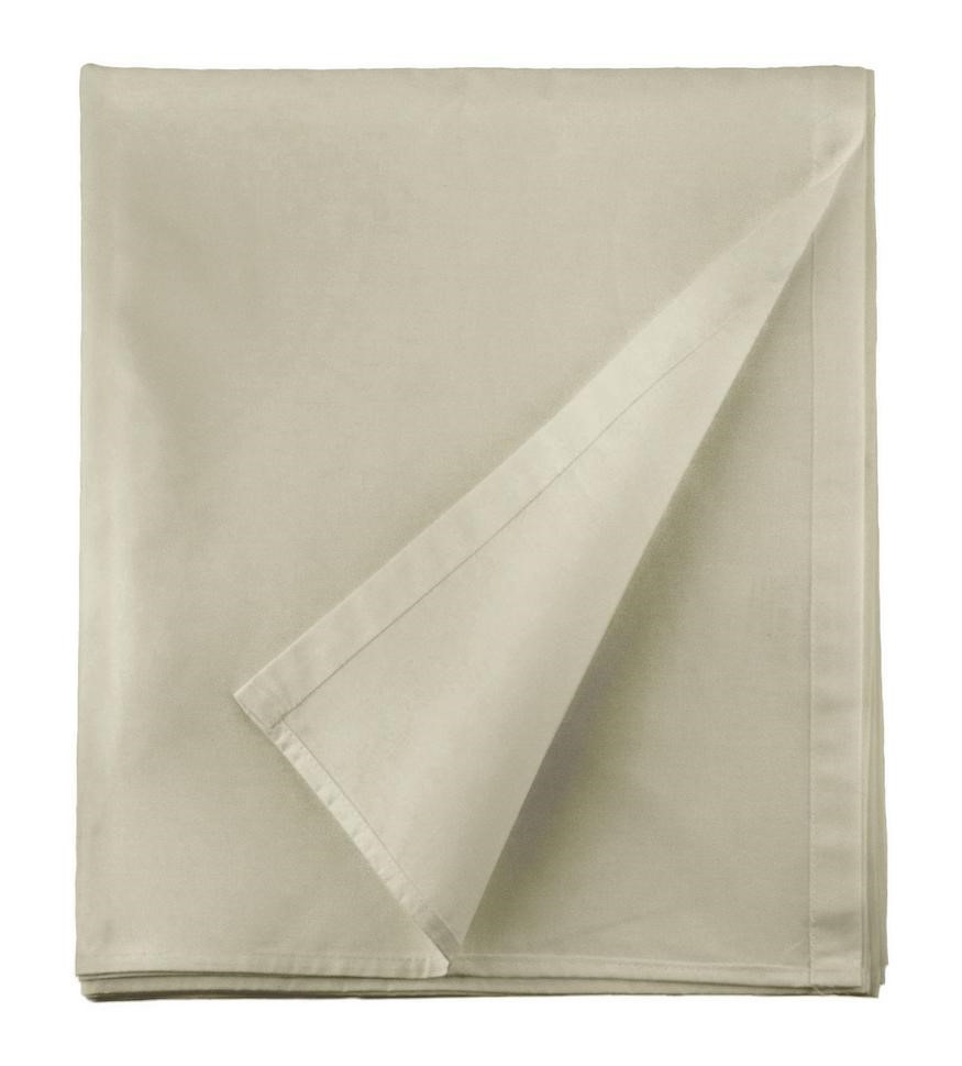 Простыня Niteva поплин серо-бежевая, 220 x 240см