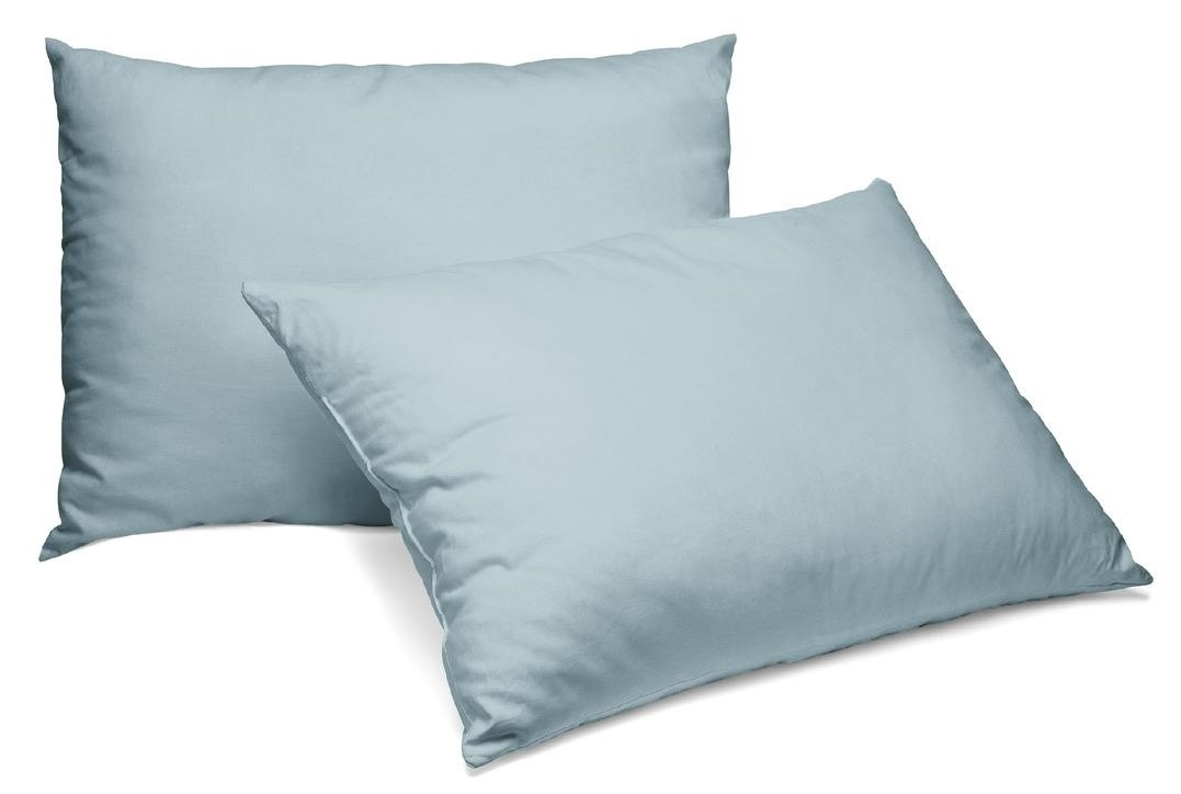 Набор наволочек Niteva поплин серо-голубой 50 x 70см, 2шт