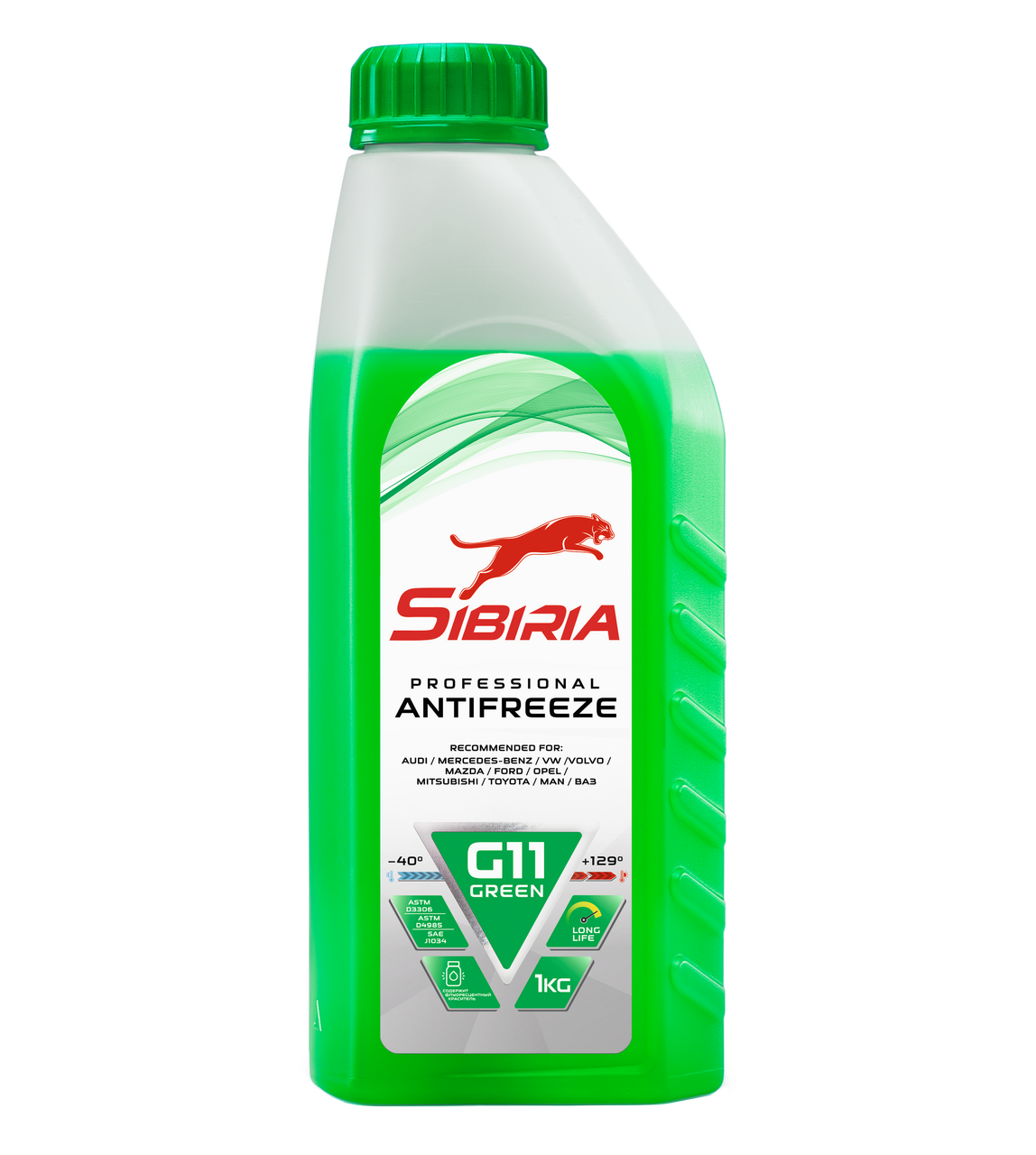 Антифриз Sibiria Green G11+, 1кг