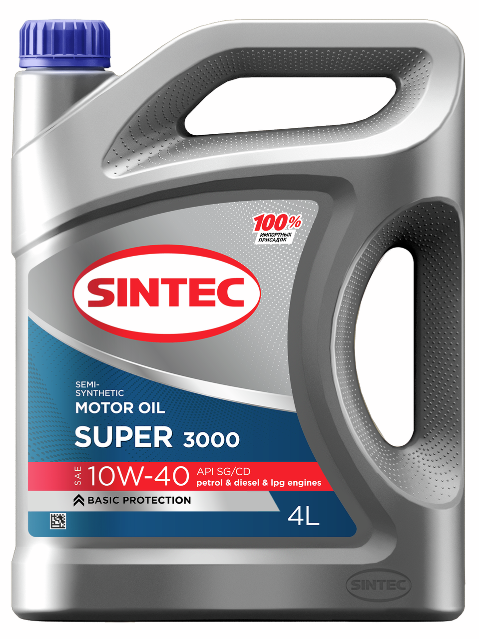 Масло моторное Sintec Super 3000 SG/CD 10W-40, 4л
