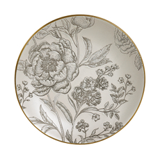 Тарелка обеденная Royal Garden Beige Flowers, 26.5см