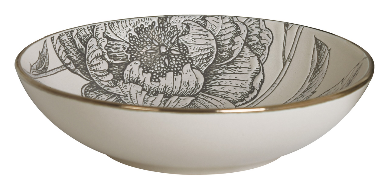 Изображение товара Тарелка суповая Royal Garden Beige Flowers, 20см