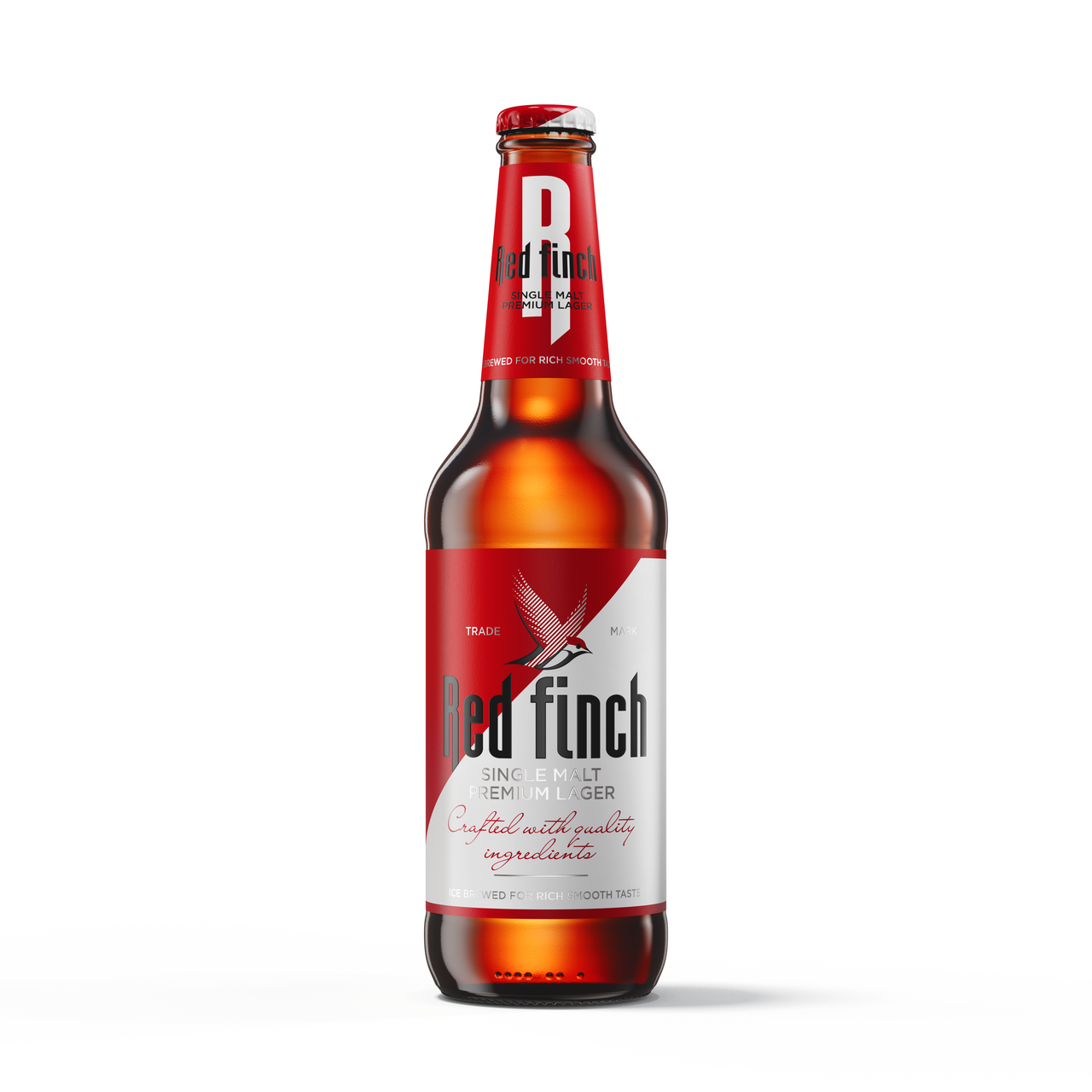 Изображение товара Пиво Red Finch светлое пастеризованное, 0.45л