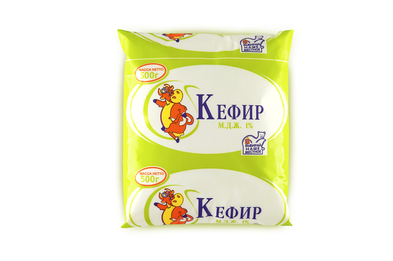 Кефир Ирбитский молочный завод нежирный 1%, 500мл купить с доставкой на ...