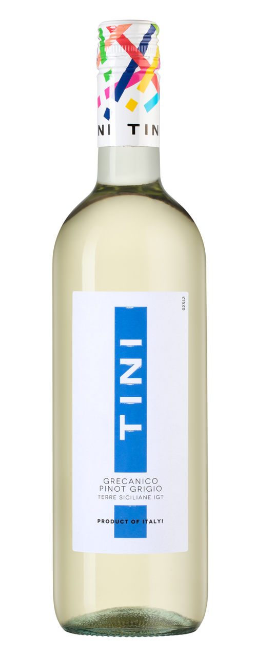 Изображение товара Вино Grecanico-Pinot Grigio белое полусухое 0.75л Тini Италия