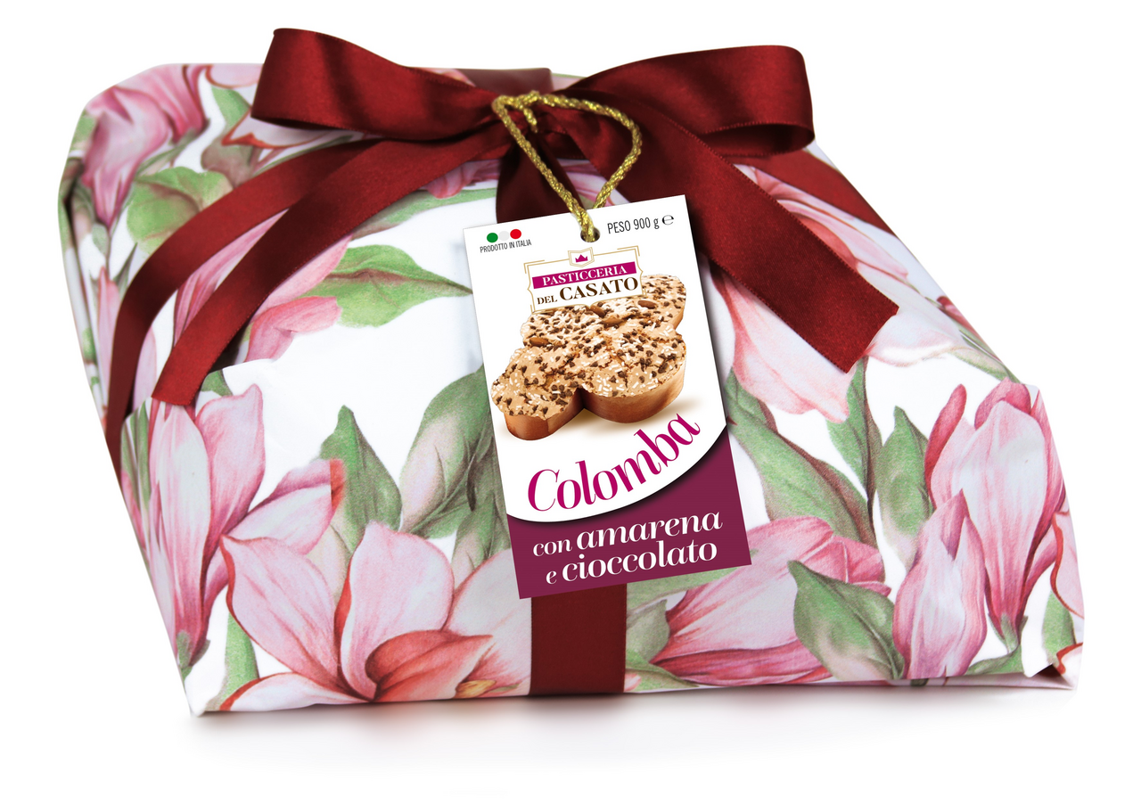 Панеттоне Pasticceria Del Casato Colombia с вишней и темным шоколадом, 900г