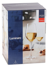 Набор бокалов Luminarc Время дегустаций Шабли, 350мл x 4шт