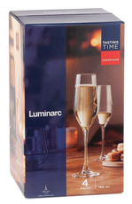 Набор бокалов Luminarc Время дегустаций Шампань, 160мл x 4шт