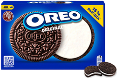 Печенье сэндвич Oreo Original с какао и начинкой с ванильным вкусом, 228г