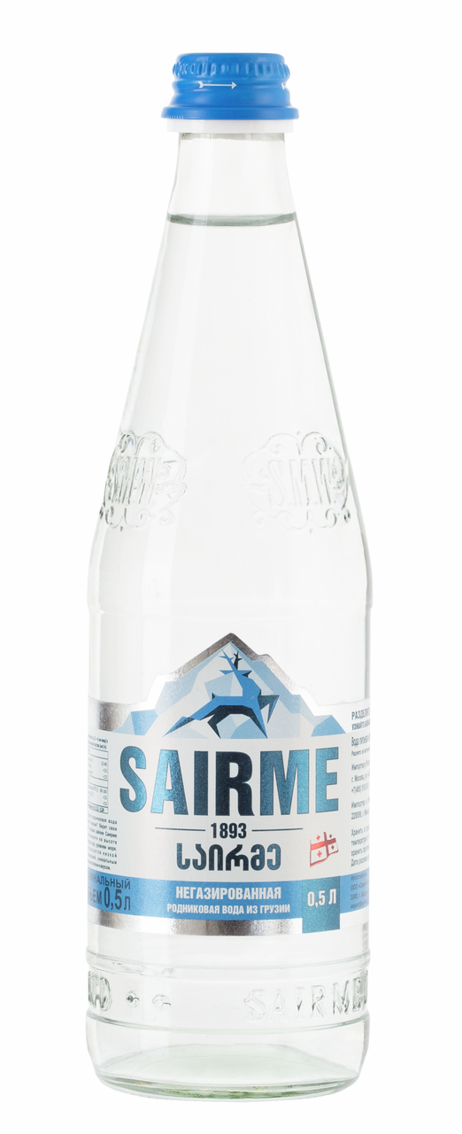 Изображение товара Минеральная вода Саирме негазированная 500 мл Грузия