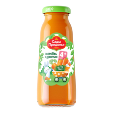 Нектар детский Сады Придонья Морковь с мякотью с 4 месяцев, 200мл