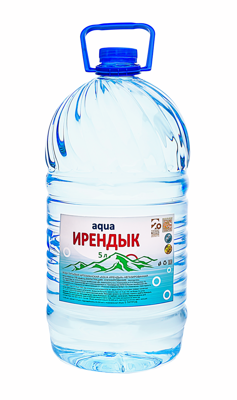 Вода Aqua Ирендык Артезианская негазированная, 5л