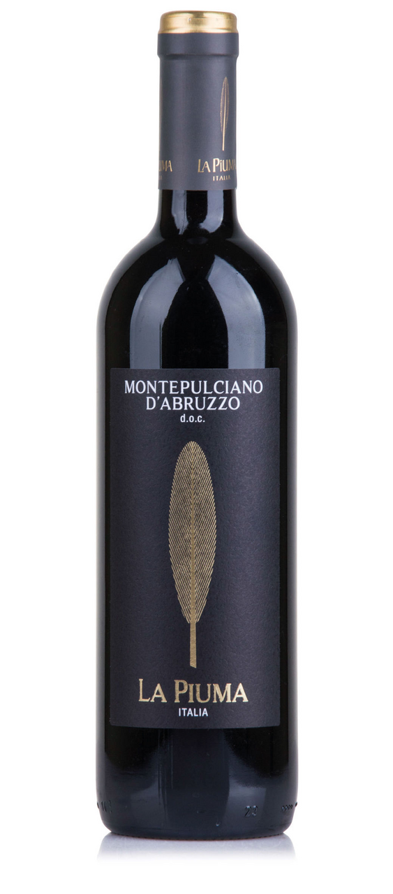 Изображение товара Красное полусухое вино La Piuma Montepulciano d'Abruzzo 0.75л Итальянское винодельческое