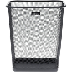 Корзина для бумаг Стамм металл черная, 20л