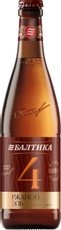 Напиток пивной Балтика №4 ржаной эль темный, 0.5л