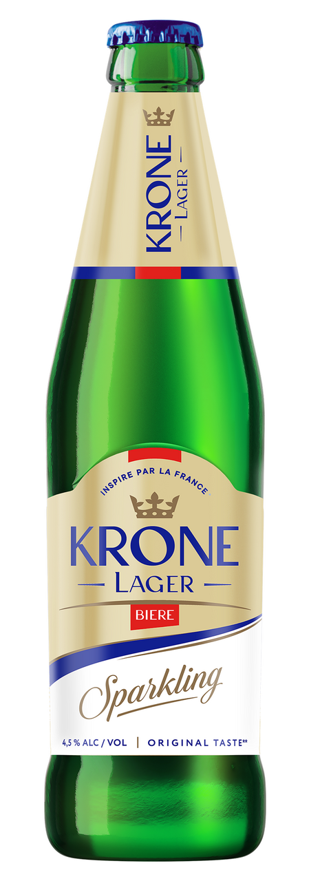 Изображение товара Пиво Krone Lager Biere светлое, 0.45л