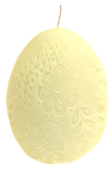 Изображение товара Декоративная яйцеобразная свеча Kukina Raffinata 50x70 мм разноцветная