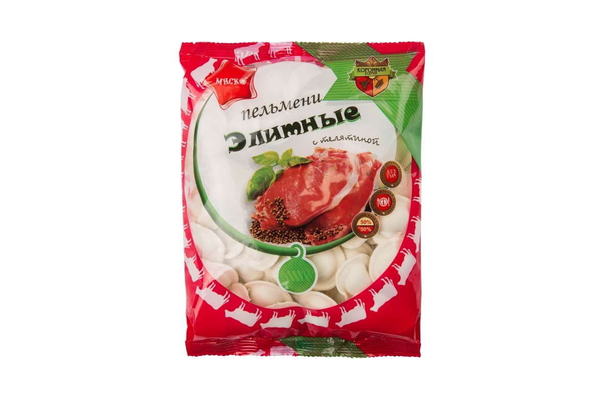 Пельмени Мяско Элитные с телятиной, 800г