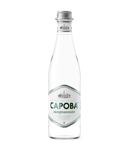 Вода Сарова минеральная газированная, 500мл