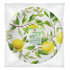 Fine Life Тарелка одноразовая бумажная 23см, 25шт