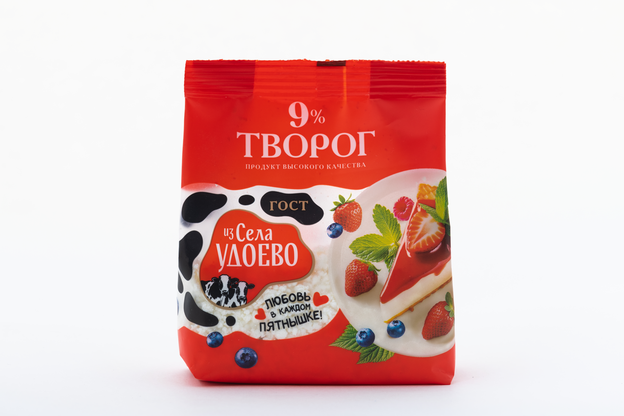 Творог Из села Удоево ГОСТ 9%, 315г