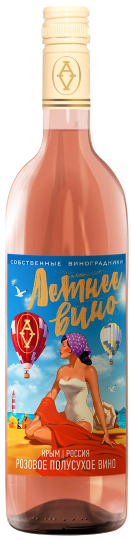 Изображение товара Вино Alma Valley Летнее розовое полусухое 0.75л Крым