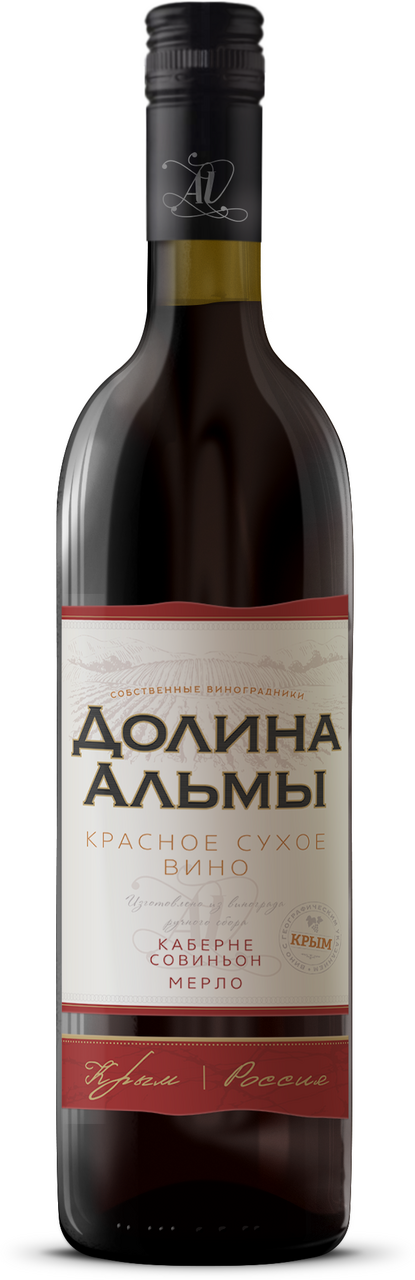 Изображение товара Вино Alma Valley Каберне Совиньон-Мерло красное сухое, 0.75л