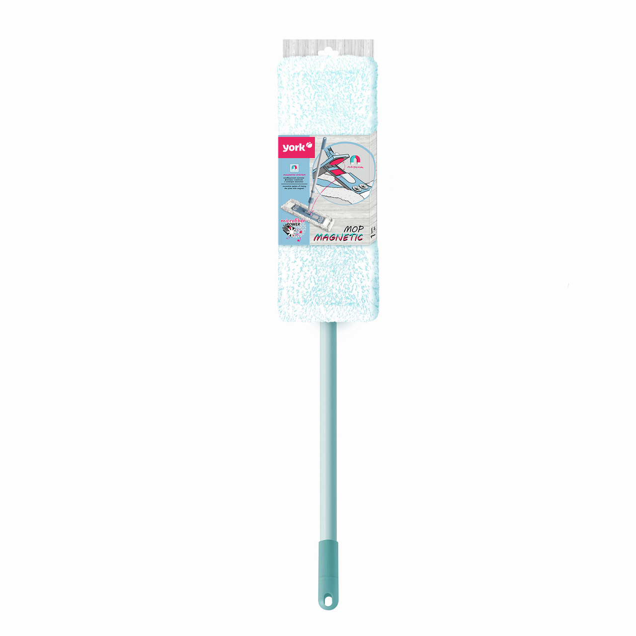 Швабра York Magnetic телескопическая микрофибра
