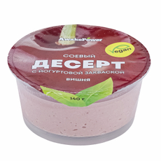 Десерт Awake Power соевый с вишней 4%, 140г