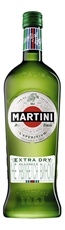Напиток виноградосодержащий Martini Extra Dry из виноградного сырья белый сухой, 1л
