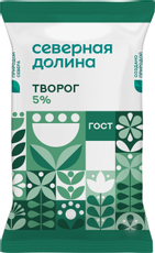 Творог Северная долина 5%, 180г