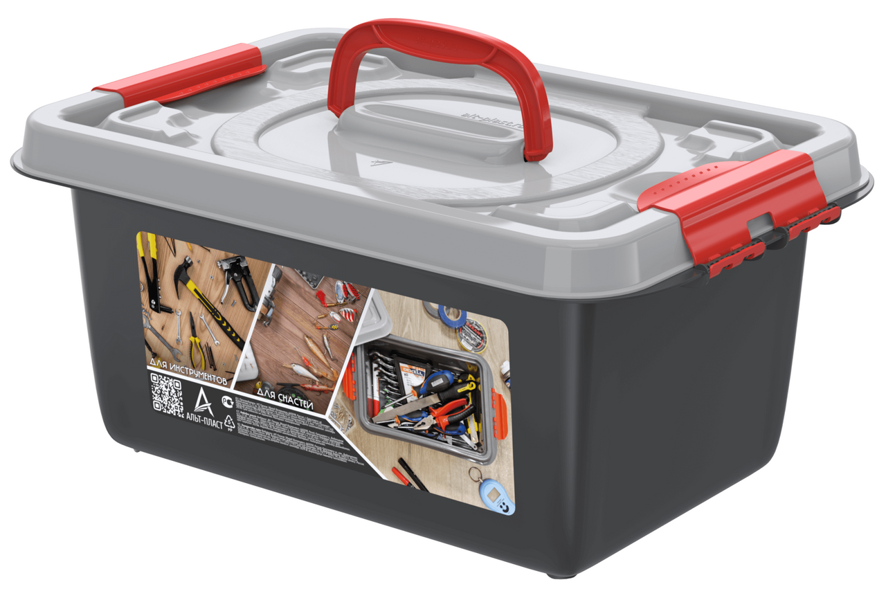 Бокс Альт Пласт с вкладышем 34.9 x 24.2 x 16.6см, 8л