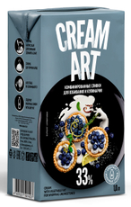 Крем Creamart комбинированный на растительных маслах для взбивания 33%, 1л