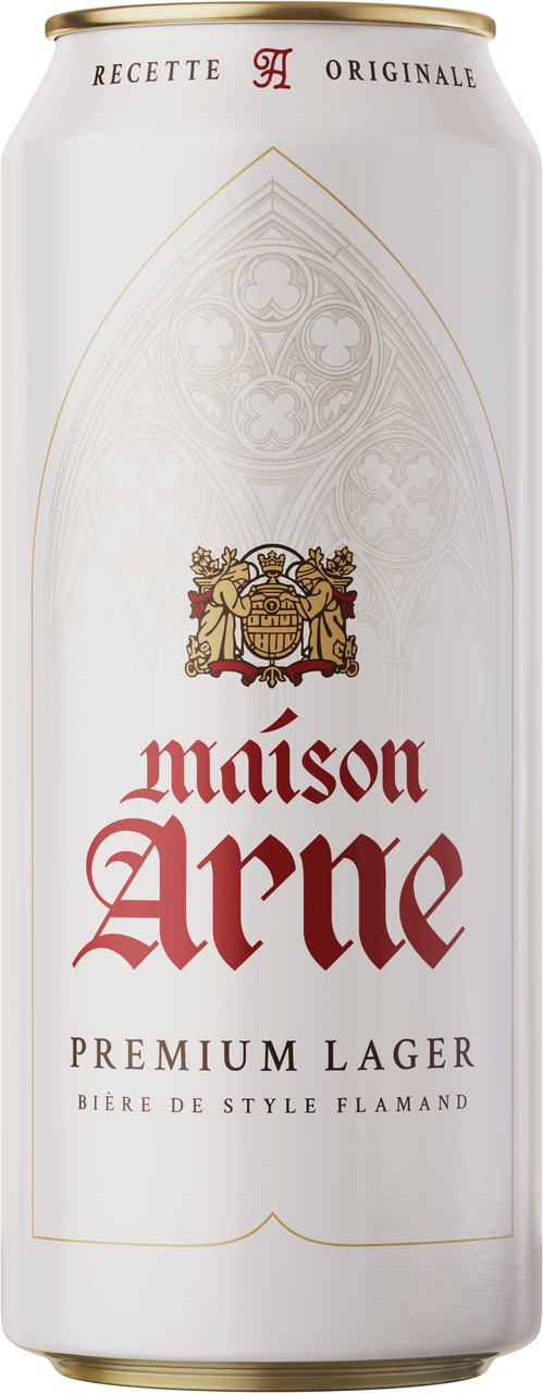 Изображение товара Пиво Maison Arne Premium lager, 0.43л
