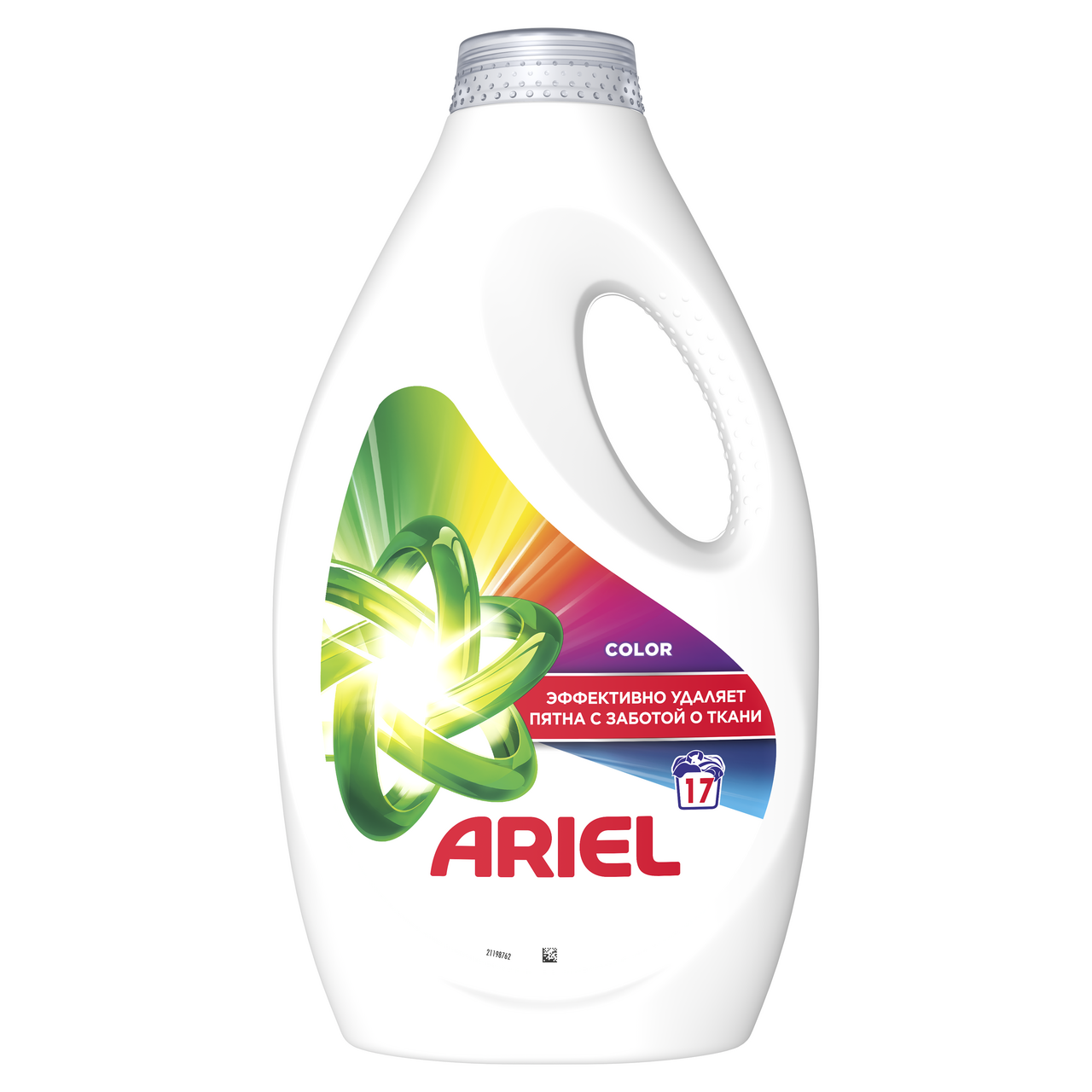 Изображение товара Гель для стирки Ariel Color 1105мл эффективное удаление пятен яркость цветов