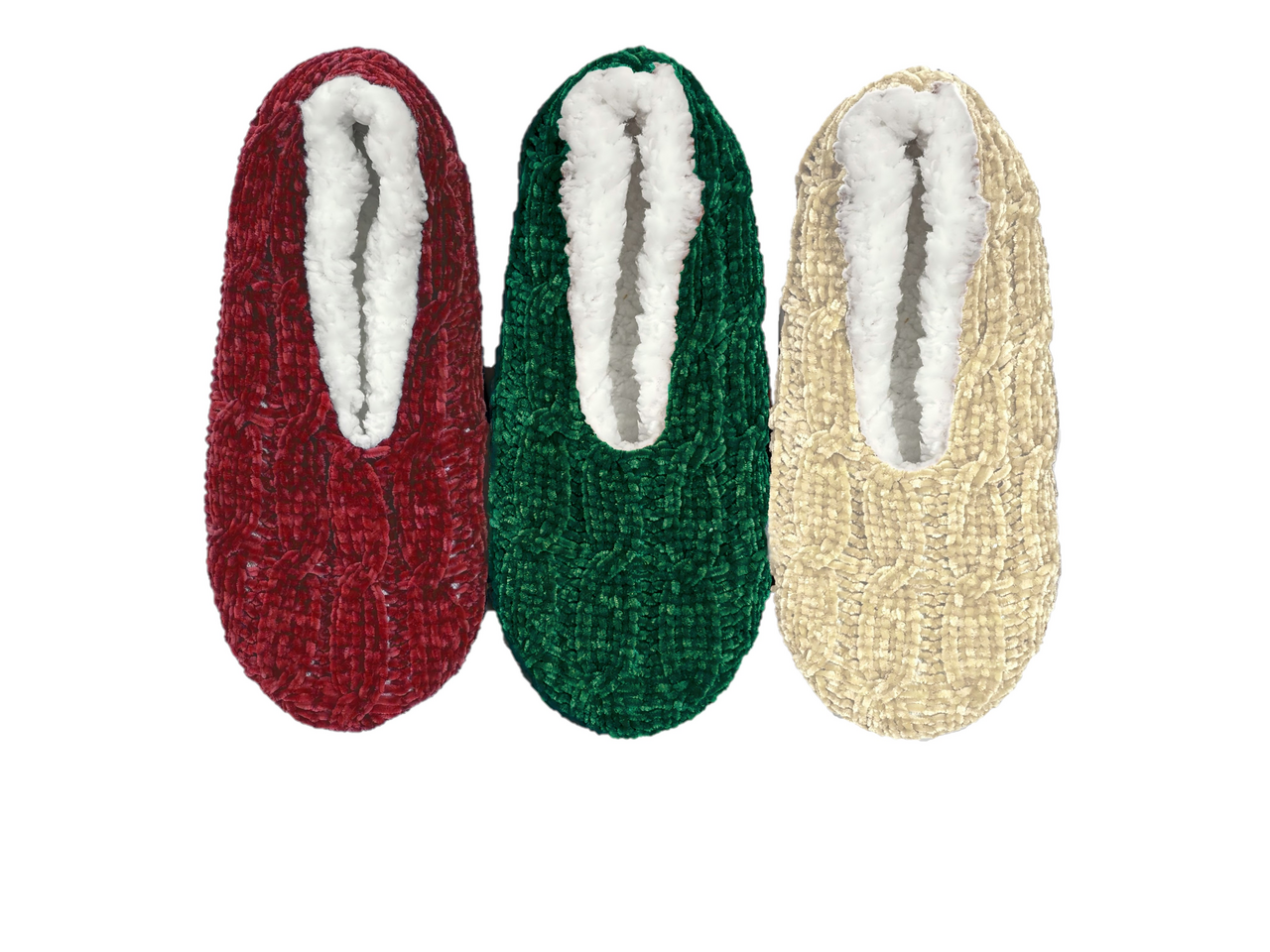 Тапочки-носки женские Authentic шенилл и полиэстер