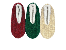 Тапочки-носки женские Authentic шенилл и полиэстер