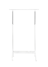 Вешалка напольная белая с перекладиной, 110 x 30 x 5.5см