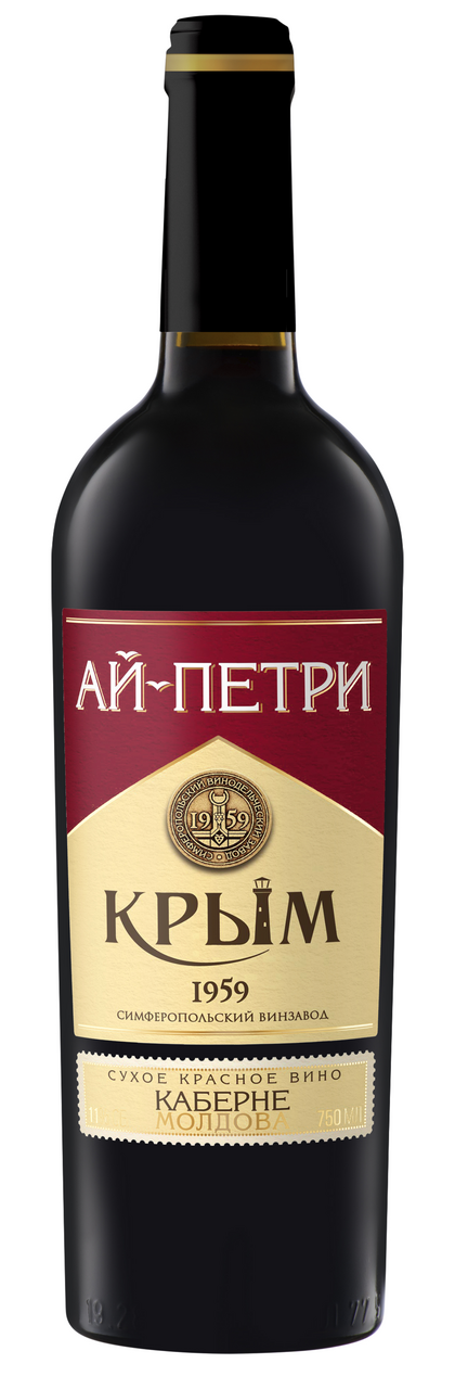 Изображение товара Вино Ай-Петри Каберне Молдова красное сухое, 0.75л