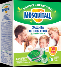 Электрофорум Mosquitall Защита для семьи 30 ночей Средство инсектицидное, 30мл