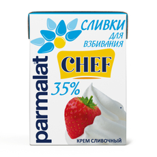 Сливки Parmalat для взбивания ультрапастеризованные 35%, 200г