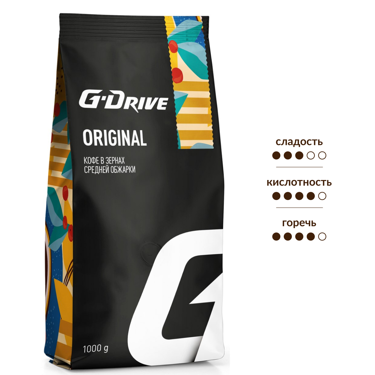 Кофе G-Drive Original зерновой, 1кг